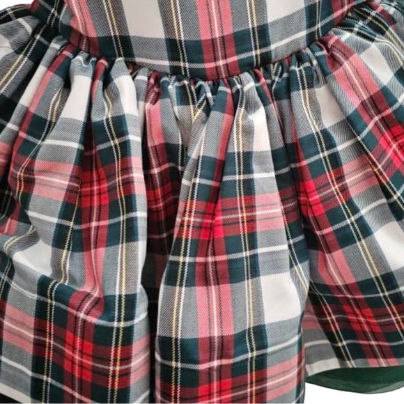 ACCEPTING OFFERS Posh Cheeks Girl Holiday Plaid Dress New - Picture 12 of 13